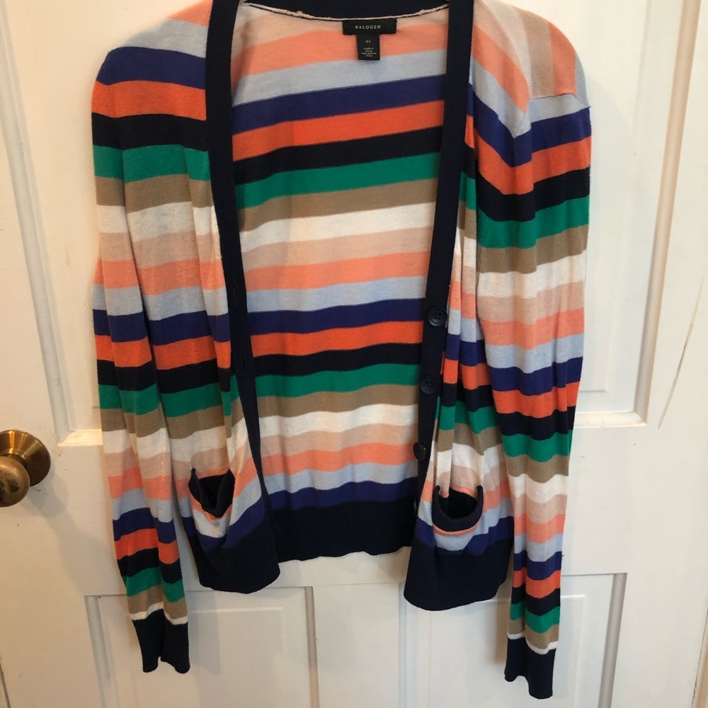 Striped cardigan